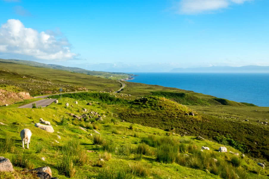 North Coast 500 road, Scotland UK
