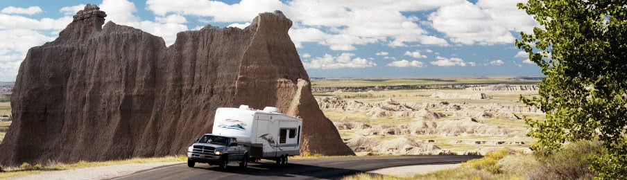 campervan on road