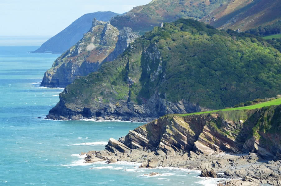 Exmoor National Park coast Exmoor National Park coast
