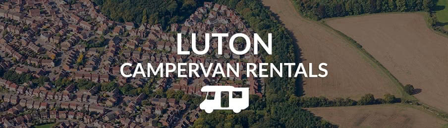 luton campervan rentals in the UK banner