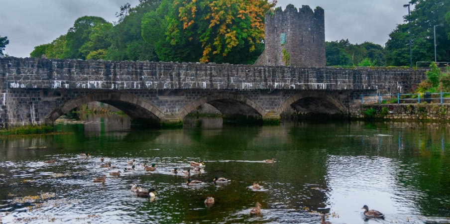 old stone bridge over glenarm river old stone bridge over glenarm river