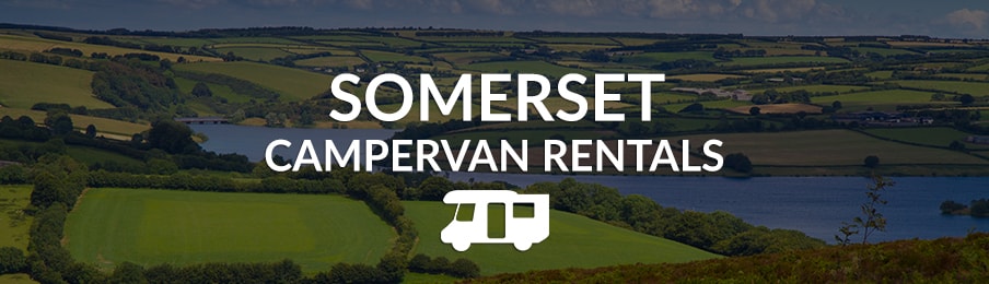 somerset campervan rentals in the UK banner